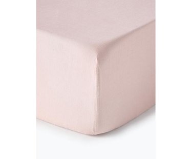 Boxspring hoeslaken Airy, gewassen linnen