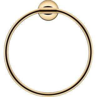 Duravit Starck T Handdoekring - Ø21cm - goud gepolijst 0099473400 Duravit Starck T Handdoekring - Ø21cm - goud gepolijst 0099473400