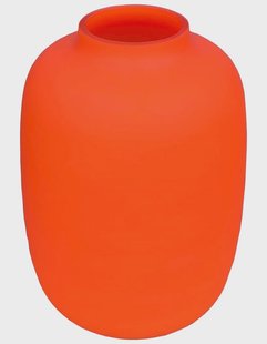 Neon vaas Artic M orange Ø25 x H35 cm. op=op