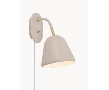Verstelbare wandlamp Mala met stekker