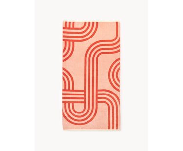 Strandlaken Shiloh met geometrisch patroon