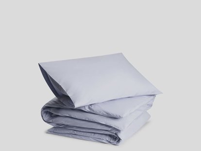 Yumeko Dekbedovertrek percal katoen lavender blue 200x220 + 2/60x70 100% biologisch en fairtrade katoen, percal geweven