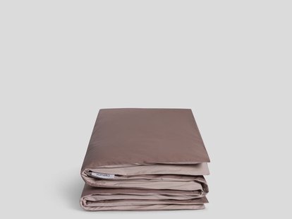 Yumeko Kinderdekbedovertrek percal katoen double face rose/mauve 100% biologisch en fairtrade katoen, percal geweven