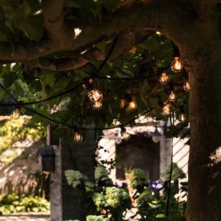 PR Home lichtketting voor buiten Bright, helder / zwart, 720 cm