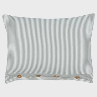 Beliani - SEBRINE - Sierkussen - Groen|Wit - 40 x 60 cm - Polyester