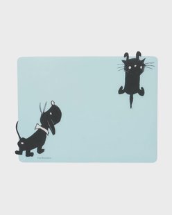 HEMA Takkie en Siepie placemat 32x42 kunststof (blauw)