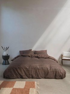 Twirre Chocolate dekbedovertrek