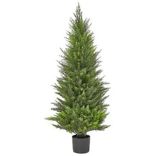 Beliani - CEDAR TREE - Kunstplant - Groen - 120 cm - Synthetisch Beliani - CEDAR TREE - Kunstplant - Groen - 120 cm - Synthetisch