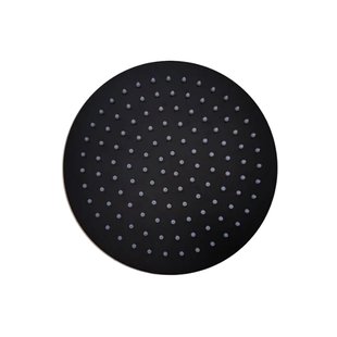 Hoofddouchekop Sanilux Disk Rond 20 cm Mat Zwart
