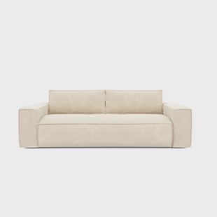 3-zitsslaapbank Joan velvet met dunlopillo matras |