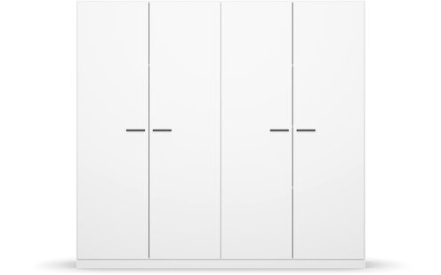 Goossens Basic Kledingkast Florenz, 4-deurs - 226 cm breed