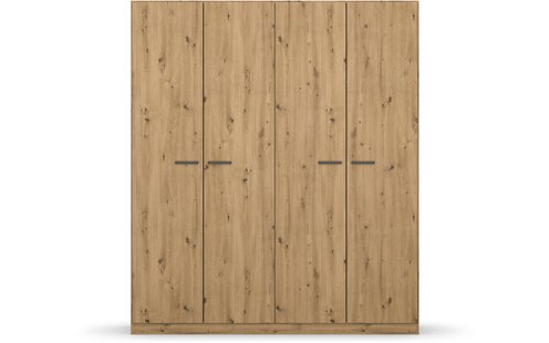 Goossens Basic Kledingkast Florenz, 4-deurs - 181 cm breed