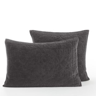 Kussensloop in katoen en linnen, used effect, Elton