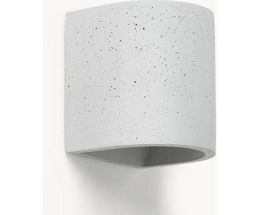 Outdoor LED wandlamp Kyra van beton