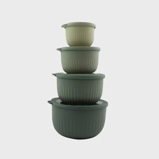 Dotz - bewaardozen - set van 4 - groen