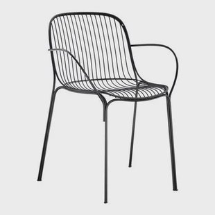 Kartell Hiray Tuinstoel met Armleuning - Zwart