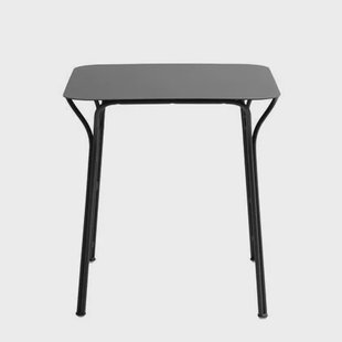 Kartell Hiray Bistrotafel - Zwart - Vierkant