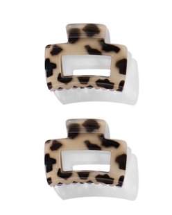 HEMA Haarklemmen 5 cm - 2 stuks tortoise