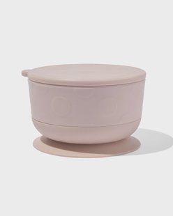 HEMA Schaaltje met afneembare zuignap en deksel beige