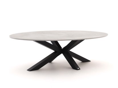 Bellagio Induno Ellips low dining tuintafel 240x120cm - Laagste prijsgarantie!