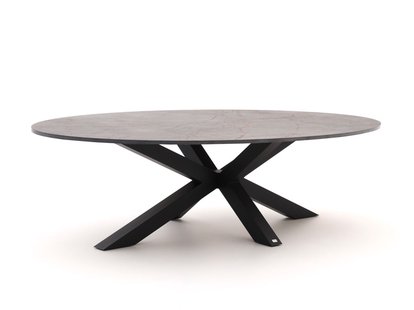 Bellagio Induno Ellips low dining tuintafel 240x120cm - Laagste prijsgarantie!