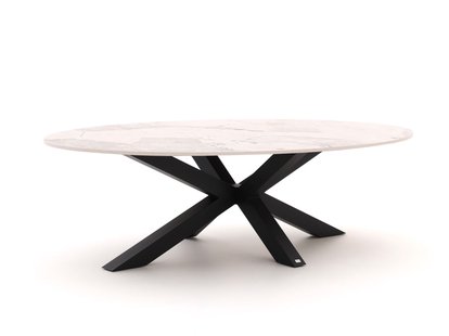 Bellagio Induno Ellips low dining tuintafel 240x120cm - Laagste prijsgarantie!