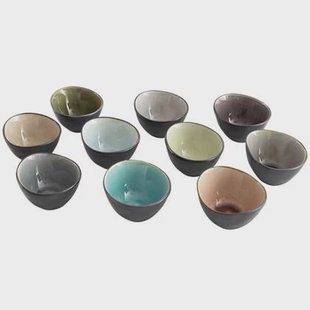 Cosy & Trendy Kleine Schaaltjes | Dipschaaltjes Streetfood 9 x 7 cm | 100 ml - 10 Stuks