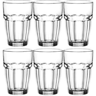 Bormioli Rocco Drinkglazen - tumbler - 6x stuks - glas - 360 ml