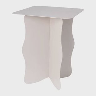 by fonQ Wiggle Bijzettafel 40 x 40 cm - Greige