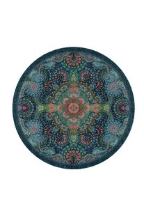 Pip Studio Rond Vloerkleed Moon Delight by Pip Donkerblauw 160 cm