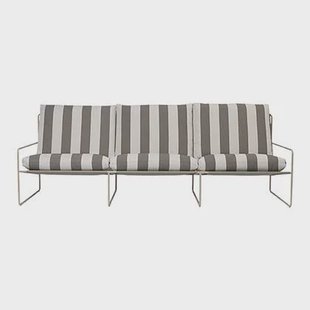 Ferm Living Desert 3-zitsbank - Cashmere - Chocolate / Off-White