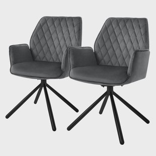 Set van 2 eetkamerstoelen Hale velvet |