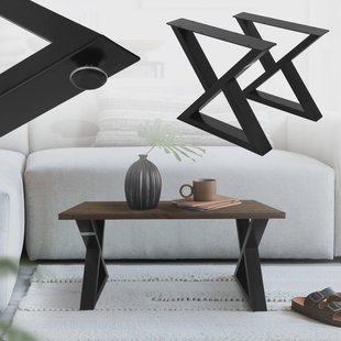 Set van 2 tafelpoten Hourglass | ML-Design