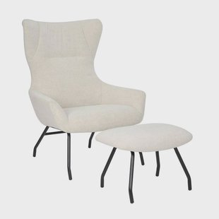 Fauteuil Sunala met voetenbankje | NADUVI Collection