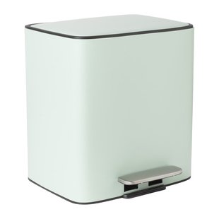 Pedaalemmer 2 vakken - groen - 2x 11.5 liter