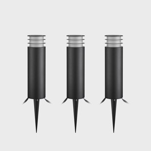 Lindby Smart LED sokkellamp Kaelo, CCT, RGB, Tuya, 3 stuks