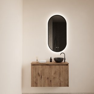 Fonteinmeubel BWS Meadow 80x50 cm Wellington Oak Incl. Topplaat