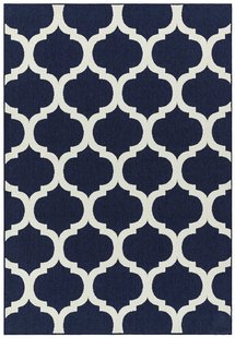 Easy Living - Vloerkleed Antibes AN02 Blue Trellis -