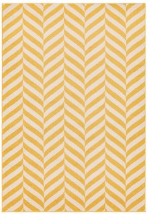 Easy Living - Vloerkleed Muse Yellow Chevron Rug MU08 -
