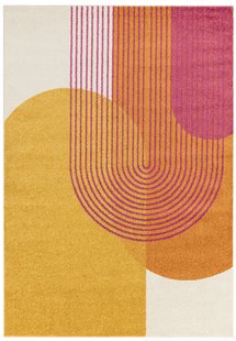 Easy Living - Vloerkleed Muse Orange Retro Rug MU13 -