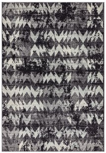 Easy Living - Vloerkleed Nova Chevron Black Rug NV28 -