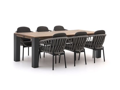 Bellagio Cupello/ROUGH-X 240cm dining tuinset 7-delig - Laagste prijsgarantie!