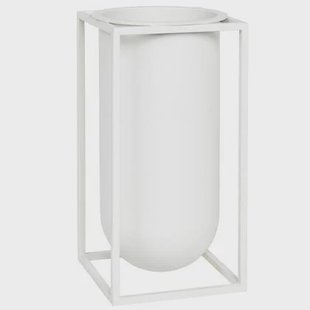 Audo Copenhagen Kubus Lolo vaas wit