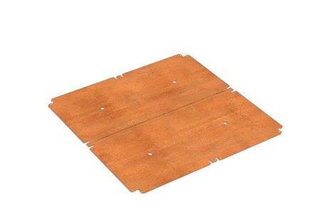 Cortenstaal bodemplaat CARREZ Connect 120x120cm.