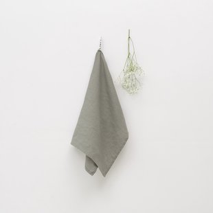 Linen Tales - linnen theedoek - khaki - 45 x 65 cm Linen Tales - linnen theedoek - khaki - 45 x 65 cm