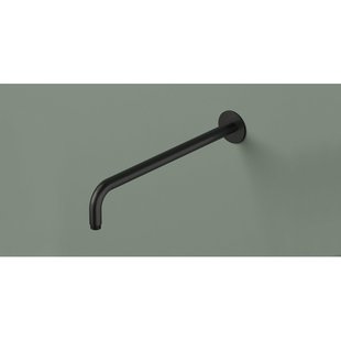 Hotbath Ace Wandarm - wand - 42cm - zwart geborsteld PVD AC450MBP