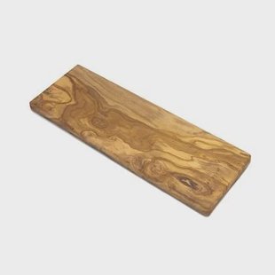 Olijfhouten plank rechthoekig 35 cm dikte 1,5 cm