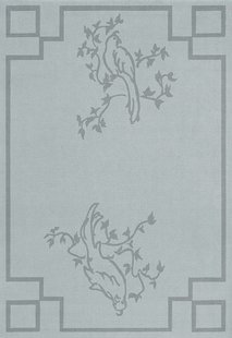 Layered - Vloerkleed Chinoiserie Wool Rug Dove Blue -
