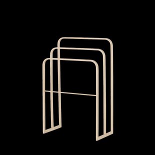 Bjarne metalen kledingrek whitewash