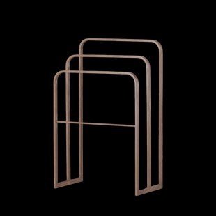 Bjarne metalen kledingrek bruin